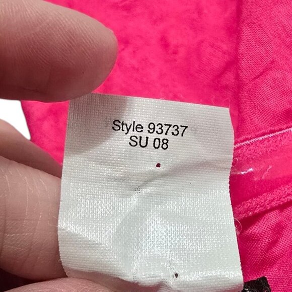 J. Crew Hot Pink Deco Dot Strapless A-Line Mini Dress Sz 10 - Picture 12 of 13